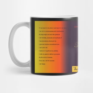 Daily Journal and Affirmations Mug